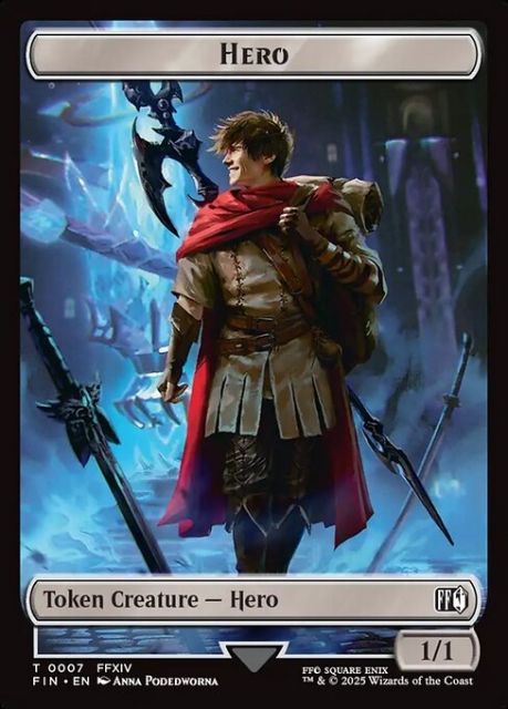 Hero in the group Magic the Gathering / Sets / Final Fantasy Drop / Final Fantasy Tokens at Proxyprinters.com (104014)