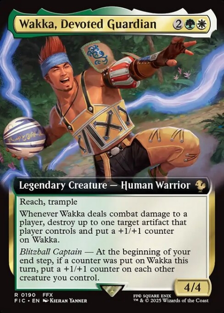 Wakka, Devoted Guardian in the group Magic the Gathering / Sets / Final Fantasy Drop / Final Fantasy Commander at Proxyprinters.com (104016)