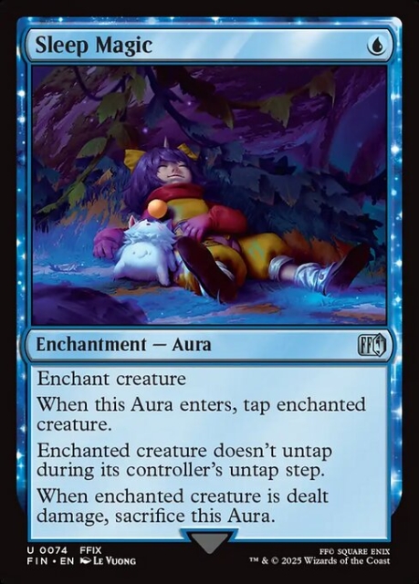 Sleep Magic in the group Magic the Gathering / Sets / Final Fantasy Drop / Final Fantasy at Proxyprinters.com (104019)