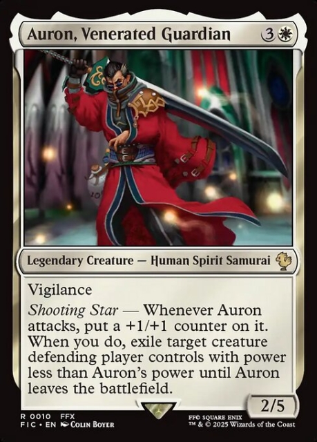Auron, Venerated Guardian in the group Magic the Gathering / Sets / Final Fantasy Drop / Final Fantasy Commander at Proxyprinters.com (104022)