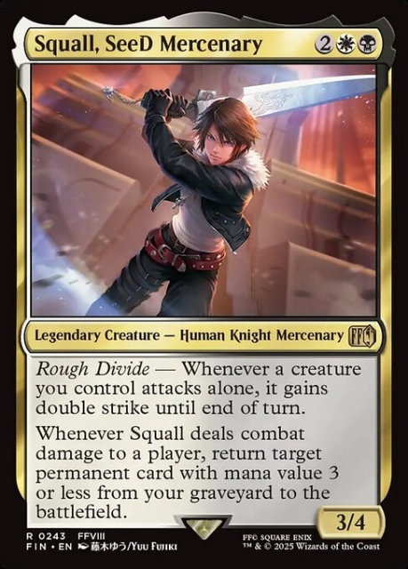 Squall, SeeD Mercenary in the group Magic the Gathering / Sets / Final Fantasy Drop / Final Fantasy at Proxyprinters.com (104028)