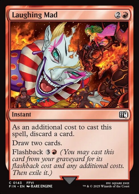 Laughing Mad in the group Magic the Gathering / Sets / Final Fantasy Drop / Final Fantasy at Proxyprinters.com (104032)