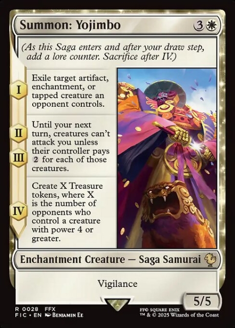 Summon: Yojimbo in the group Magic the Gathering / Sets / Final Fantasy Drop / Final Fantasy Commander at Proxyprinters.com (104033)