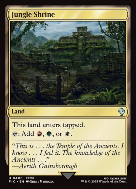 Jungle Shrine in the group Magic the Gathering / Sets / Final Fantasy Drop / Final Fantasy Commander at Proxyprinters.com (104038)