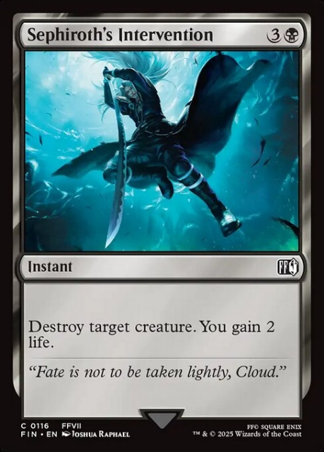 Sephiroth's Intervention in the group Magic the Gathering / Sets / Final Fantasy Drop / Final Fantasy at Proxyprinters.com (104039)