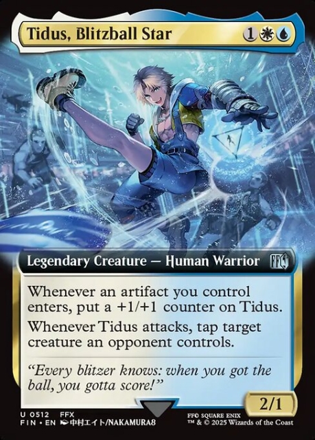 Tidus, Blitzball Star in the group Magic the Gathering / Sets / Final Fantasy Drop / Final Fantasy at Proxyprinters.com (104041)