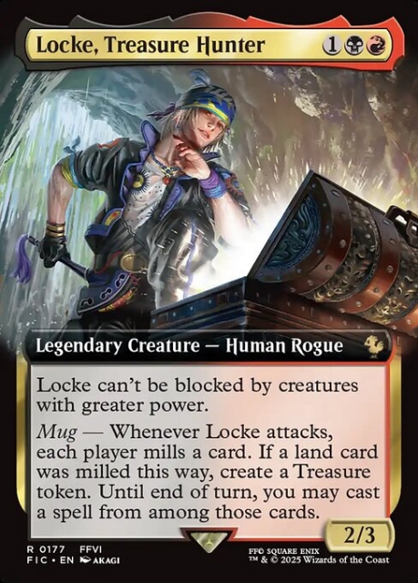 Locke, Treasure Hunter in the group Magic the Gathering / Sets / Final Fantasy Drop / Final Fantasy Commander at Proxyprinters.com (104045)
