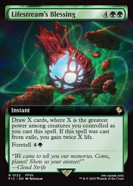 Lifestream's Blessing in the group Magic the Gathering / Sets / Final Fantasy Drop / Final Fantasy Commander at Proxyprinters.com (104054)