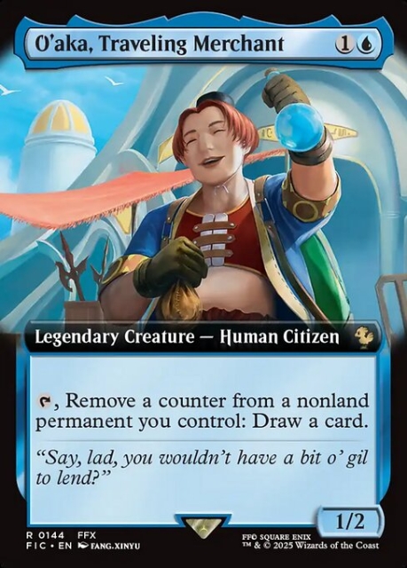 O'aka, Traveling Merchant in the group Magic the Gathering / Sets / Final Fantasy Drop / Final Fantasy Commander at Proxyprinters.com (104057)
