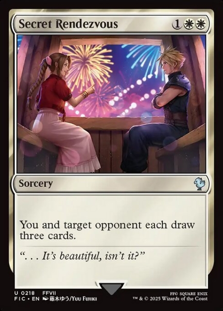 Secret Rendezvous in the group Magic the Gathering / Sets / Final Fantasy Drop / Final Fantasy Commander at Proxyprinters.com (104060)