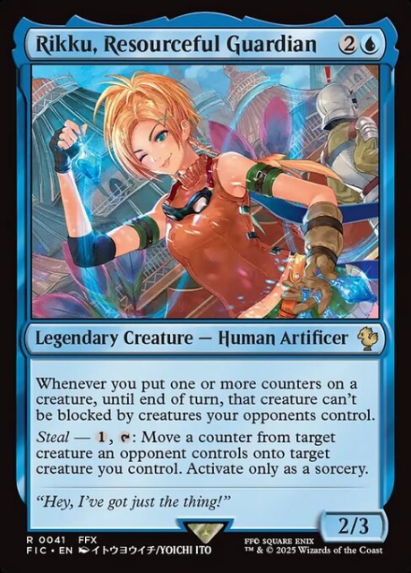 Rikku, Resourceful Guardian in the group Magic the Gathering / Sets / Final Fantasy Drop / Final Fantasy Commander at Proxyprinters.com (104063)