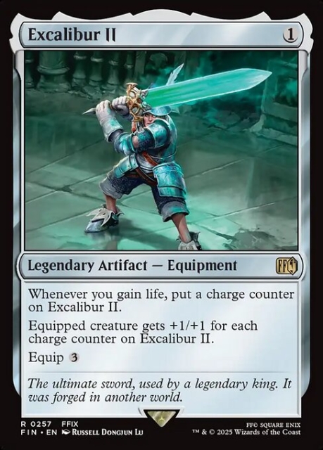 Excalibur II in the group Magic the Gathering / Sets / Final Fantasy Drop / Final Fantasy at Proxyprinters.com (104065)