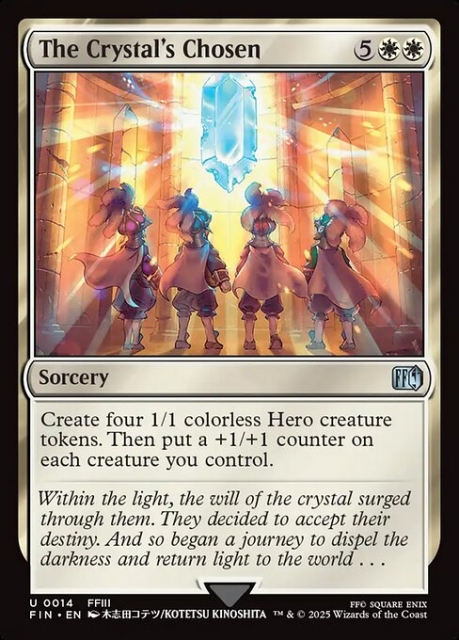 The Crystal's Chosen in the group Magic the Gathering / Sets / Final Fantasy Drop / Final Fantasy at Proxyprinters.com (104067)
