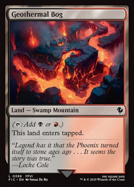 Geothermal Bog in the group Magic the Gathering / Sets / Final Fantasy Drop / Final Fantasy Commander at Proxyprinters.com (104068)