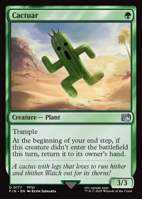 Cactuar in the group Magic the Gathering / Sets / Final Fantasy Drop / Final Fantasy at Proxyprinters.com (104070)