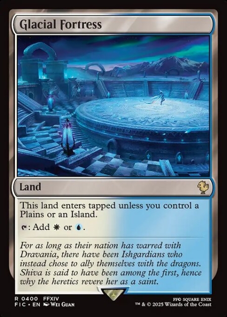 Glacial Fortress in the group Magic the Gathering / Sets / Final Fantasy Drop / Final Fantasy Commander at Proxyprinters.com (104076)