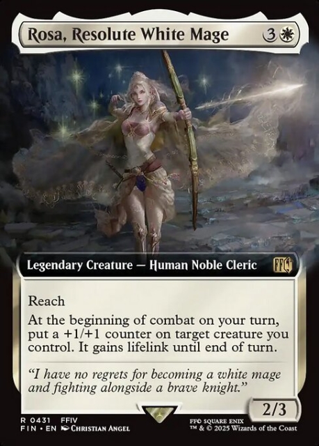Rosa, Resolute White Mage in the group Magic the Gathering / Sets / Final Fantasy Drop / Final Fantasy at Proxyprinters.com (104077)