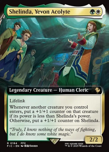 Shelinda, Yevon Acolyte in the group Magic the Gathering / Sets / Final Fantasy Drop / Final Fantasy Commander at Proxyprinters.com (104080)