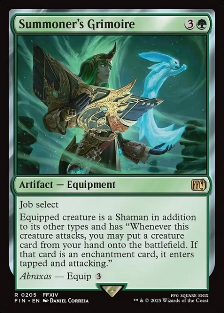 Summoner's Grimoire in the group Magic the Gathering / Sets / Final Fantasy Drop / Final Fantasy at Proxyprinters.com (104086)
