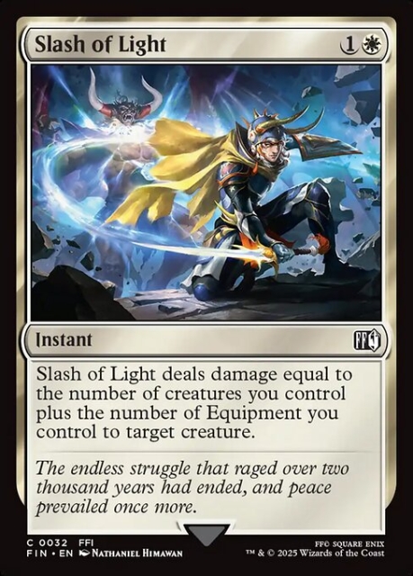 Slash of Light in the group Magic the Gathering / Sets / Final Fantasy Drop / Final Fantasy at Proxyprinters.com (104087)