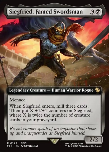 Siegfried, Famed Swordsman in the group Magic the Gathering / Sets / Final Fantasy Drop / Final Fantasy Commander at Proxyprinters.com (104093)
