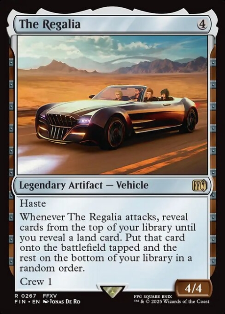 The Regalia in the group Magic the Gathering / Sets / Final Fantasy Drop / Final Fantasy at Proxyprinters.com (104095)
