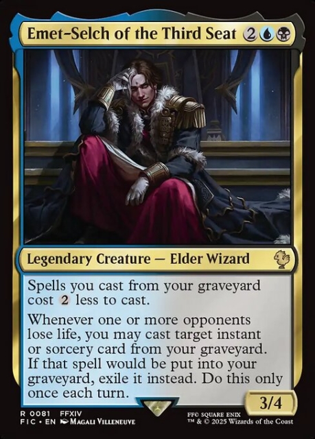 Emet-Selch of the Third Seat in the group Magic the Gathering / Sets / Final Fantasy Drop / Final Fantasy Commander at Proxyprinters.com (104099)