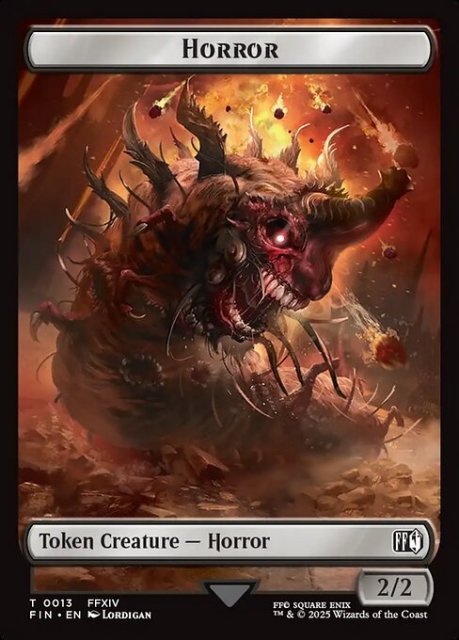 Horror in the group Magic the Gathering / Sets / Final Fantasy Drop / Final Fantasy Tokens at Proxyprinters.com (104101)