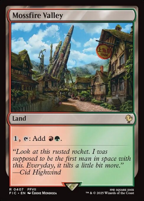 Mossfire Valley in the group Magic the Gathering / Sets / Final Fantasy Drop / Final Fantasy Commander at Proxyprinters.com (104106)