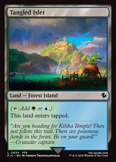 Tangled Islet in the group Magic the Gathering / Sets / Final Fantasy Drop / Final Fantasy Commander at Proxyprinters.com (104109)