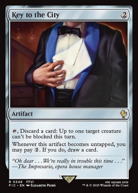 Key to the City in the group Magic the Gathering / Sets / Final Fantasy Drop / Final Fantasy Commander at Proxyprinters.com (104110)
