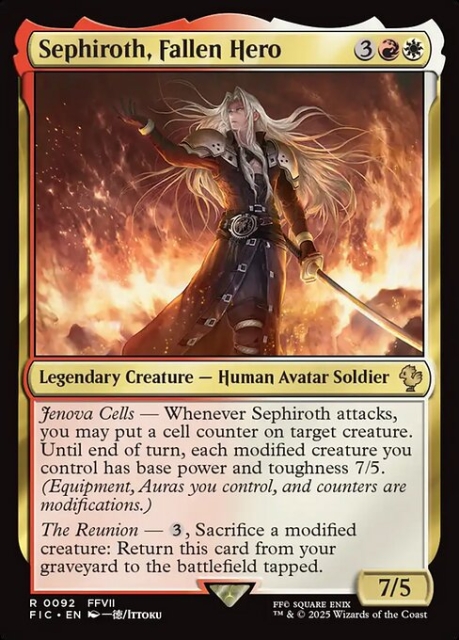 Sephiroth, Fallen Hero in the group Magic the Gathering / Types / Creatures / Human at Proxyprinters.com (104112)