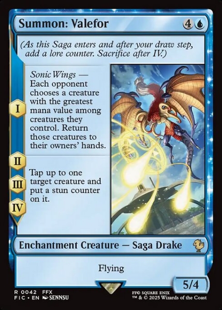 Summon: Valefor in the group Magic the Gathering / Sets / Final Fantasy Drop / Final Fantasy Commander at Proxyprinters.com (104114)