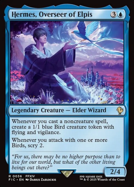 Hermes, Overseer of Elpis in the group Magic the Gathering / Sets / Final Fantasy Drop / Final Fantasy Commander at Proxyprinters.com (104115)
