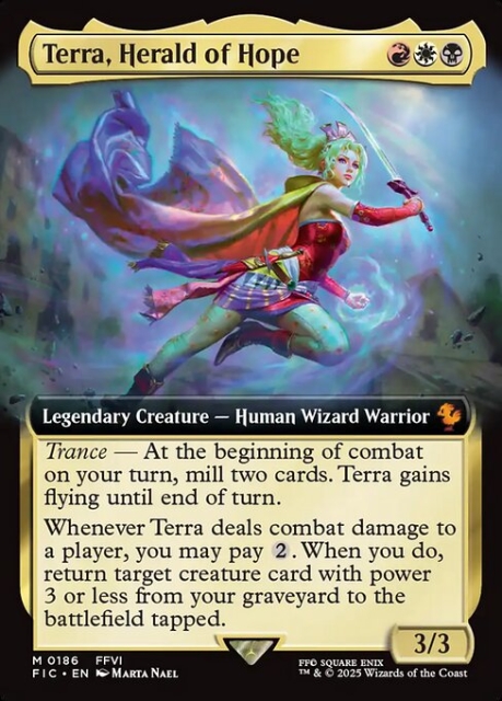 Terra, Herald of Hope in the group Magic the Gathering / Sets / Final Fantasy Drop / Final Fantasy Commander at Proxyprinters.com (104118)