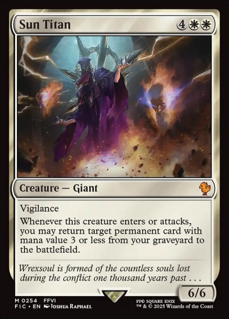 Sun Titan in the group Magic the Gathering / Sets / Final Fantasy Drop / Final Fantasy Commander at Proxyprinters.com (104123)