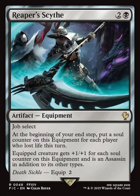 Reaper's Scythe in the group Magic the Gathering / Sets / Final Fantasy Drop / Final Fantasy Commander at Proxyprinters.com (104129)