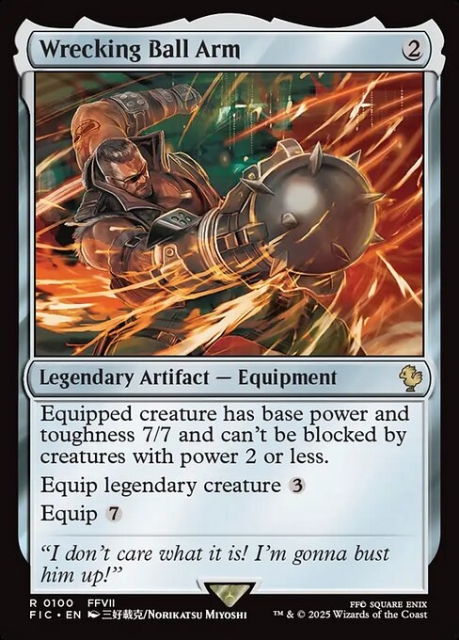 Wrecking Ball Arm in the group Magic the Gathering / Sets / Final Fantasy Drop / Final Fantasy Commander at Proxyprinters.com (104130)