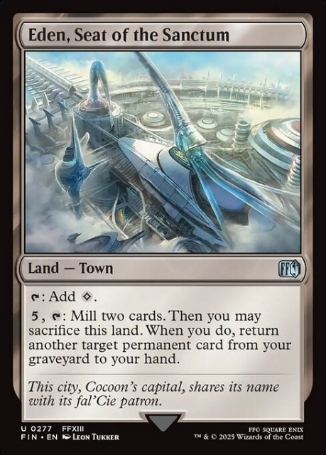 Eden, Seat of the Sanctum in the group Magic the Gathering / Sets / Final Fantasy Drop / Final Fantasy at Proxyprinters.com (104132)