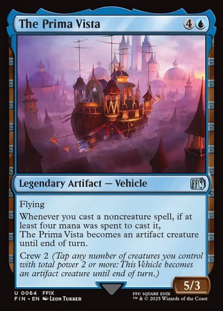 The Prima Vista in the group Magic the Gathering / Sets / Final Fantasy Drop / Final Fantasy at Proxyprinters.com (104134)