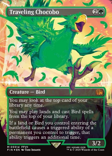 Traveling Chocobo in the group Magic the Gathering / Sets / Final Fantasy Drop / Final Fantasy at Proxyprinters.com (104136)