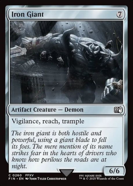 Iron Giant in the group Magic the Gathering / Sets / Final Fantasy Drop / Final Fantasy at Proxyprinters.com (104142)