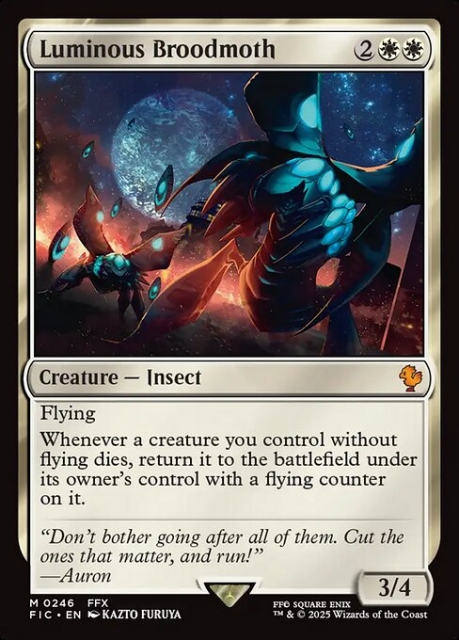 Luminous Broodmoth in the group Magic the Gathering / Sets / Final Fantasy Drop / Final Fantasy Commander at Proxyprinters.com (104155)