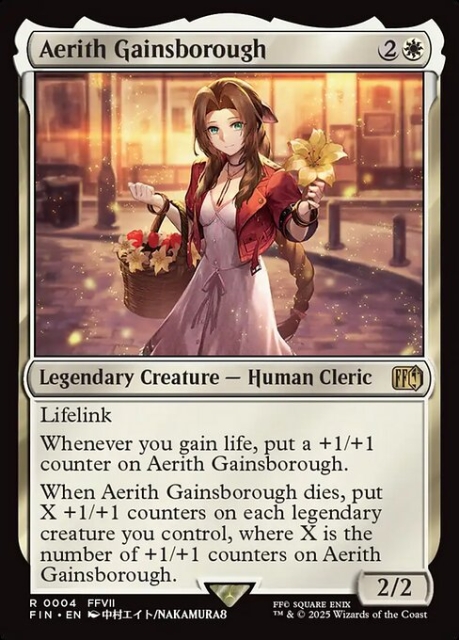 Aerith Gainsborough in the group Magic the Gathering / Sets / Final Fantasy Drop / Final Fantasy at Proxyprinters.com (104158)