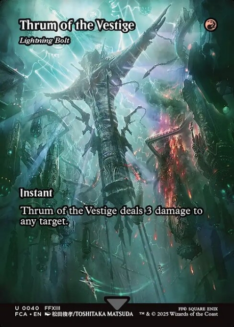 Lightning Bolt in the group Magic the Gathering / Sets / Final Fantasy Drop / Final Fantasy: Through the Ages at Proxyprinters.com (104160)