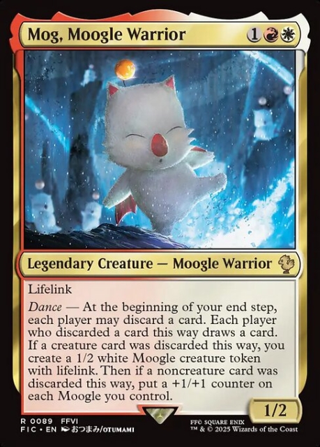 Mog, Moogle Warrior in the group Magic the Gathering / Sets / Final Fantasy Drop / Final Fantasy Commander at Proxyprinters.com (104164)