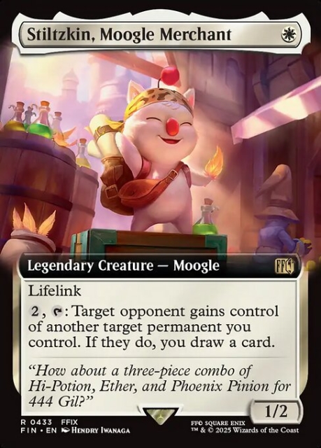 Stiltzkin, Moogle Merchant in the group Magic the Gathering / Sets / Final Fantasy Drop / Final Fantasy at Proxyprinters.com (104166)