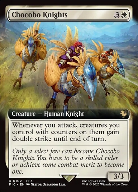 Chocobo Knights in the group Magic the Gathering / Sets / Final Fantasy Drop / Final Fantasy Commander at Proxyprinters.com (104168)
