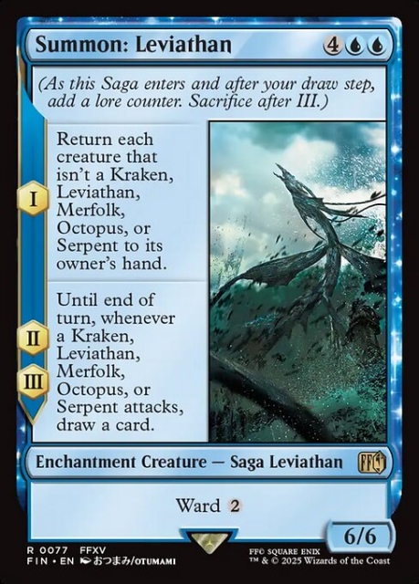 Summon: Leviathan in the group Magic the Gathering / Sets / Final Fantasy Drop / Final Fantasy at Proxyprinters.com (104170)
