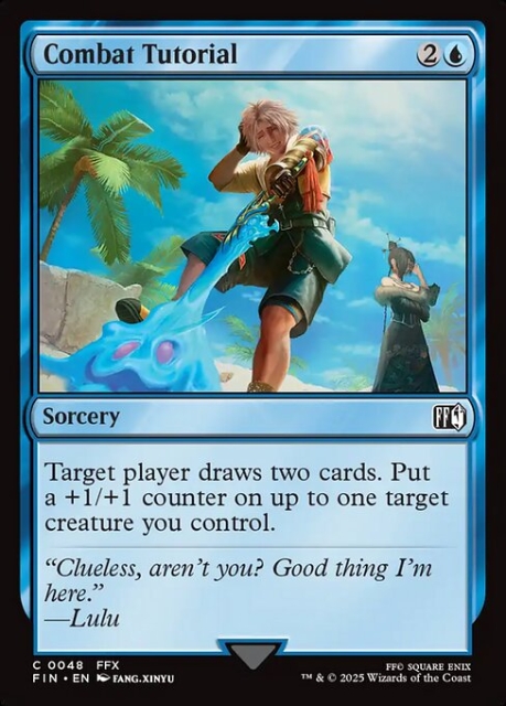 Combat Tutorial in the group Magic the Gathering / Sets / Final Fantasy Drop / Final Fantasy at Proxyprinters.com (104178)